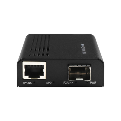গুণ  1G 10G Unmanaged Copper SFP+ Fiber Ethernet Media Converter DC12V With DIP কারখানা