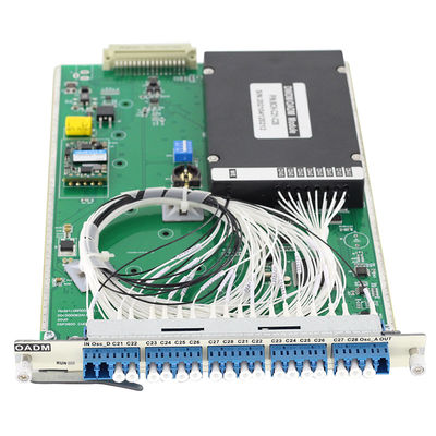 গুণ  8 Port Optical Add Drop Multiplexing OADM Card CWDM DWDM C21~C28 Plug And Play কারখানা