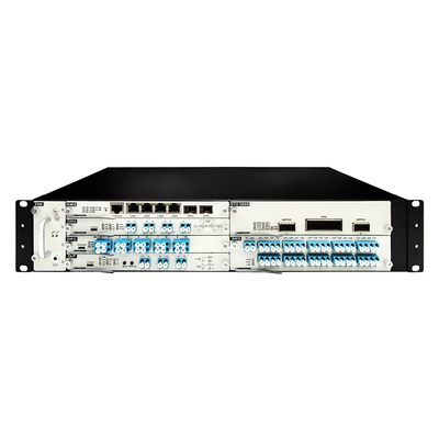 গুণ  19" 2U DWDM Optical Transmission System with EDFA OTU DCM Card Wdm Transmission System কারখানা