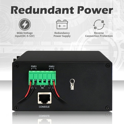 8 পোর্ট PoE ম্যানেজড সুইচ 8 SFP 2.5G ফাইবার ERPS রিং L2 ম্যানেজযোগ্য বহিরঙ্গন ব্যবহার