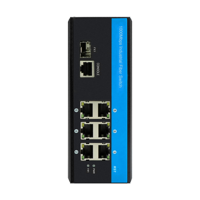 পরিচালিত গিগাবিট ইথারনেট সুইচ 2.5G ফাইবার ডিন রেল DC12V সমর্থন CLI SNMP ERPS