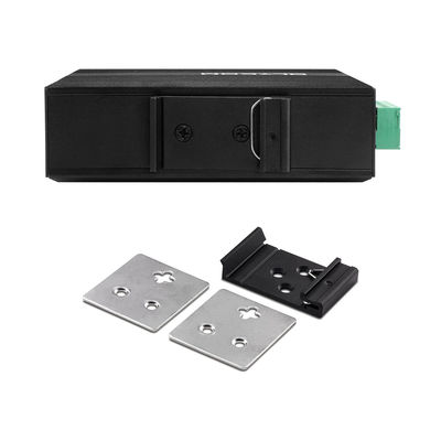 ইন্ডাস্ট্রিয়াল ৬ পোর্ট অনিয়ন্ত্রিত ইথারনেট সুইচ ১০০ এম/১০০০ এম অটো-সেন্সিং এসএফপি ফাইবার ডিসি ২৪ ভি ডিসি