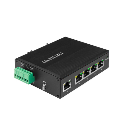 5 পোর্ট Rj45 Unmanaged Gigabit Ethernet Switch Ip40 ই-মার্ক ডিন-রেল ইন্ডাস্ট্রিয়াল