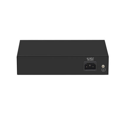 8 পোর্ট PoE সুইচ 10/100M ফাস্ট ইথারনেট VLAN 250-মিটার PoE দূরত্ব এসি ইনপুট আনম্যানেজড