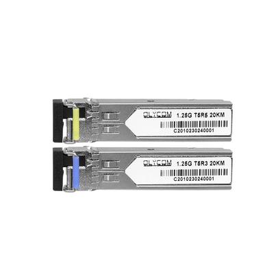 সিসকো এসএফপি ট্রান্সসিভার মডিউল 1.25G বিআইডিআই ডাব্লুডিএম একক মোড 20km 1310nm 1550nm ডিডিএম
