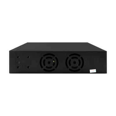 24 পোর্ট নেটওয়ার্ক 48V অ্যাক্টিভ PoE সুইচ 450W স্ট্যান্ডার্ড এএফ / এটি 2 আরজে 45 আপলিংক পোর্ট ইথারনেট এসএফপি ফাইবার সুইচ সহ