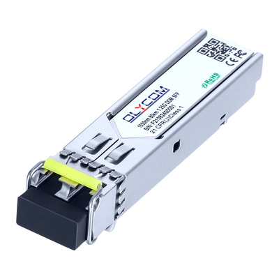 1.25G 80Km 1550nm SM Duplex LC FTTH FTTB FTTX নেটওয়ার্কের জন্য ফাইবার অপটিক্যাল ট্রান্সিভার