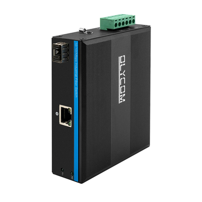 মিনি 2 পোর্ট 10/100mpbs ফাইবার মিডিয়া রূপান্তরকারী 1RJ45 + 1SFP এলসি ইথারনেট সুইচ সহ বহিরঙ্গন ব্যবহারের জন্য