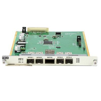 OM3800 100G TMUX বোর্ড 4*SFP28 থেকে 1*QSFP28 অ-সমন্বিত মাল্টিপ্লেক্সিং কার্ড