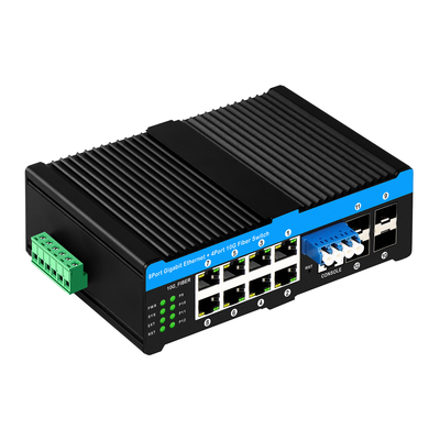 4*10G Sfp পোর্ট+8*10/100/1000mbps 12 পোর্ট ম্যানেজড 10G অপটিক্যাল বাইপাস পো সুইচ