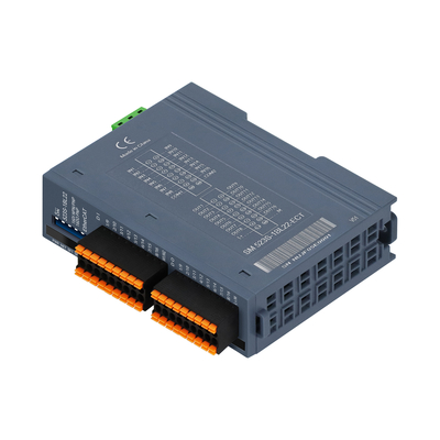 Din Rail I/O Module 100Mbit/s 2 RJ45 EtherCAT প্রোটোকল PAL I/O সিস্টেম 16DI 16DO PNP আউটপুট