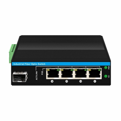 5 পোর্ট 10/100/1000mbps ইথারনেট সুইচ 4RJ45+1SFP আউটডোর পো সুইচ প্রস্তুতকারক