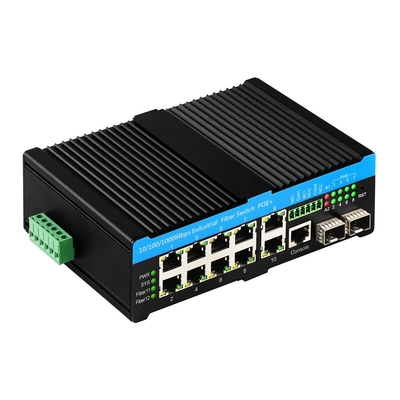 8-পোর্ট PoE গিগাবিট ইথারনেট সুইচ L2 DC48V ইনপুট এবং IP40 সুরক্ষা গ্রেডের সাথে পরিচালিত