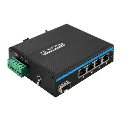 4-পোর্ট সোলার চালিত PoE সুইচ 100/1000M ফাইবার 120W ডুয়াল DC12V/DC24V/DC48V ইনপুট CE