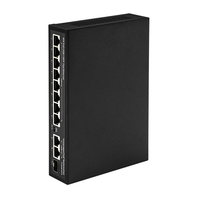 এক্সটেন্ডেড রেঞ্জ 8-পোর্ট PoE সুইচ 10/100M 120W/150W খরচ এবং 250m কভারেজ সহ