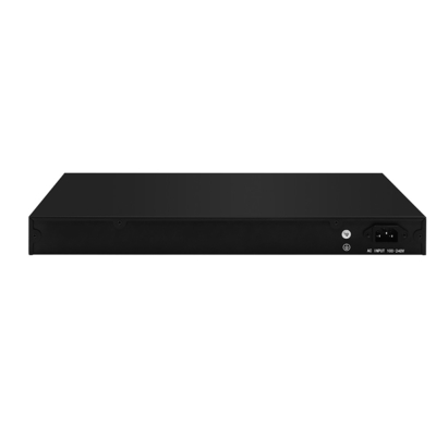 24 পোর্ট 2.5G PoE সুইচ 10G ফাইবার আপলিংক L3 ম্যানেজড ইথারনেট 400W বাজেট এসি ইনপুট
