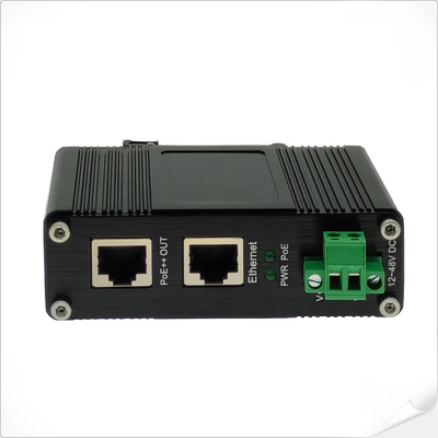 শিল্প 90W 802.3bt PoE++ ইনজেক্টর গিগাবিট DC12V DC24V DC48V ইনপুট মিনি আকার