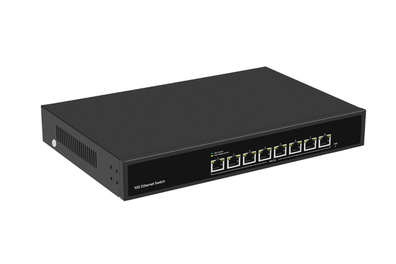 8 পোর্ট 10G ইথারনেট সুইচ 8*10G ইথারনেট পোর্ট সমর্থন 100/1000M/2500M/5G/10G