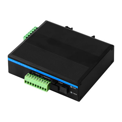 ইন্ডাস্ট্রিয়াল অপটিক্যাল কনভার্টার RS485 RS422 RS485 সিরিয়াল থেকে ফাইবার মিডিয়া কনভার্টার ফাইবার অপটিক মডেম