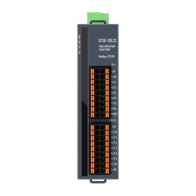 Modbus-TCP বাস PAL I/O সিস্টেম 16DI+16DO PNP DC24V ইনপুট 2RJ45 IP20 for Industrial Control