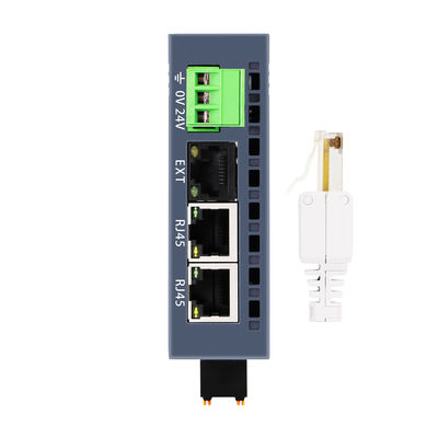 Modbus-TCP বাস PAL I/O সিস্টেম 16DI+16DO PNP DC24V ইনপুট 2RJ45 IP20 for Industrial Control