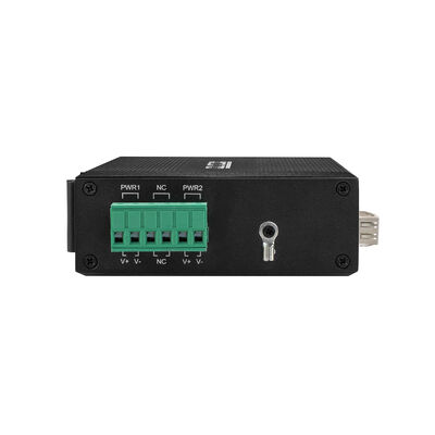 মিনি ইন্ডাস্ট্রিয়াল নেটওয়ার্ক PoE সুইচ 10/100Mbps SFP স্লট দ্রুত ইথারনেট DC48V DIN মাউন্ট