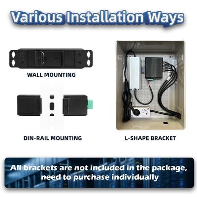 সিসিটিভি সিস্টেমের জন্য ইন্ডাস্ট্রিয়াল সোলার পিওই সুইচ DC12-48V 240W ওয়েব ম্যানেজড নেটওয়ার্ক সুইচ