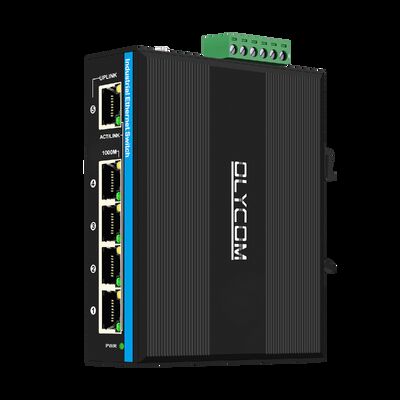 সিসিটিভি সিস্টেমের জন্য ইন্ডাস্ট্রিয়াল সোলার পিওই সুইচ DC12-48V 240W ওয়েব ম্যানেজড নেটওয়ার্ক সুইচ