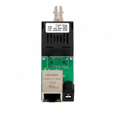 গিগাবিট মিডিয়া কনভার্টার কার্ড DC5V ~ DC24V ইউএভি ফাইবার যোগাযোগ সমাধানের জন্য মিনি আকার