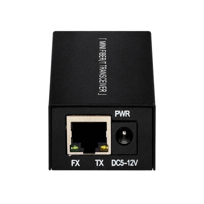 মিনি গিগাবিট ফাইবার অপটিক মিডিয়া কনভার্টার DC5V DC12V কমপ্যাক্ট সাইজ 20KM এক্সটেনশন CE