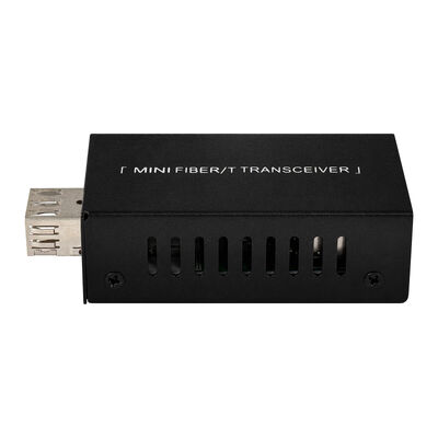 মিনি গিগাবিট ফাইবার অপটিক মিডিয়া কনভার্টার DC5V DC12V কমপ্যাক্ট সাইজ 20KM এক্সটেনশন CE