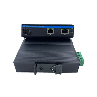 ইন্ডাস্ট্রিয়াল গ্রেড নেটওয়ার্ক সুইচ 10/100m 1 Sfp 2 Rj45 অনিয়ন্ত্রিত নেটওয়ার্ক সুইচ IP40 DC 9-36V