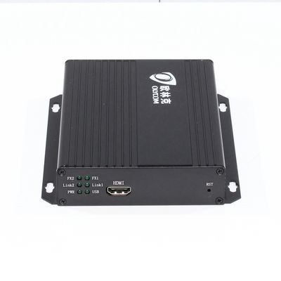 ১০৮০পি এইচডি ডিভি ফাইবার অপটিক এক্সটেন্ডার HDMI এক্সটেন্ডার Cat5e এর উপর দিয়ে ১২০ মিটার CE DC12V