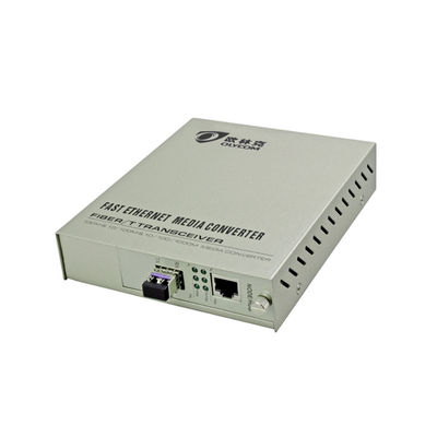 PoE মিডিয়া কনভার্টার SFP ফাইবার অপটিক্যাল 10/100M ইথারনেট 30W বাজেট