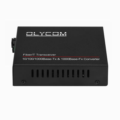 গিগাবিট সিঙ্গল মোড মিডিয়া কনভার্টার PoE Unmanaged DC48V 1310/1550nm 20KM SC ফাইবার