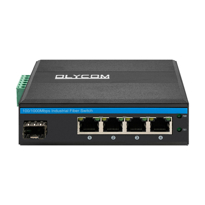4 পোর্ট DIN PoE সুইচ গিগাবিট নেটওয়ার্ক 100M 1G SFP ফাইবার অপ্রশাসিত ফ্যানলেস রিয়েলটেক ভিত্তিক
