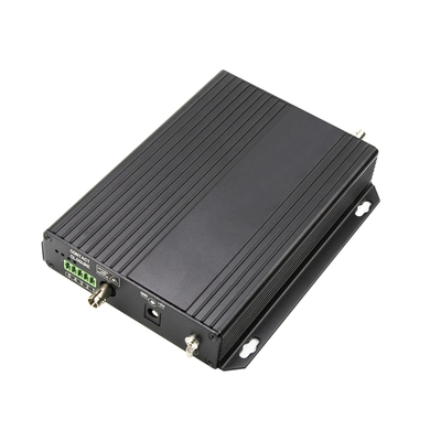এনালগ ভিডিও বিডি ডেটা RS232/RS422 10/100M ইথারনেট ওভার ফাইবার কনভার্টার DC5V