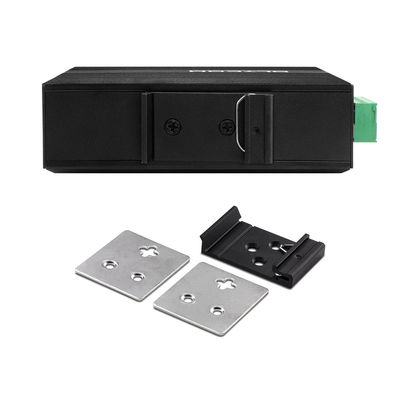 মিনি ৫-পোর্ট গিগাবিট ইন্ডাস্ট্রিয়াল ফাইবার এসএফপি সুইচ অনিয়ন্ত্রিত ডিআইএন রেল ডিসি১২ভি